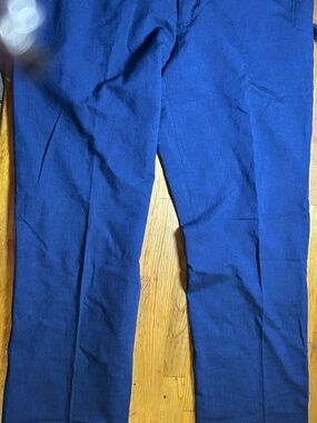 J. Crew Men's Navy Blue Dress Pants - slim Fit 33x32